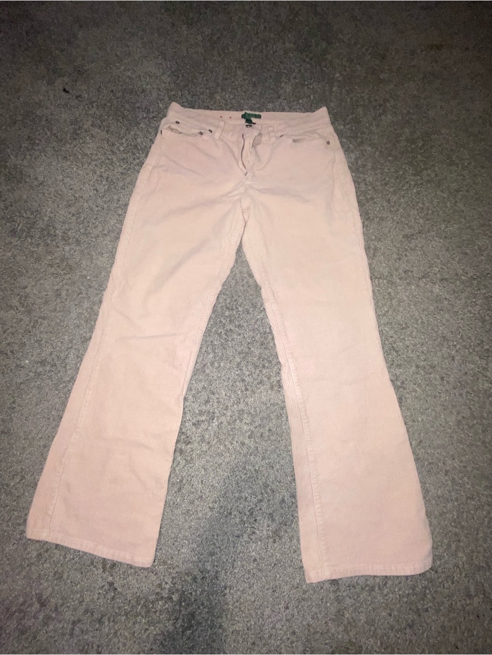 Ralph Lauren denim jeans women Light Pink Flared Jeans vtg
